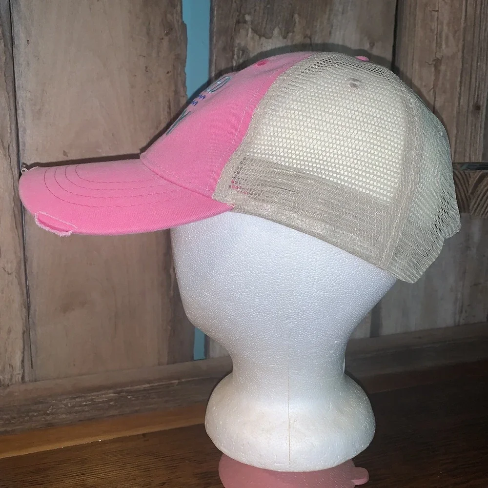 Adams Women's Upscale Fashion Headwear Mesh Snapback Hat Pink Tanned & Tipsy Cap
